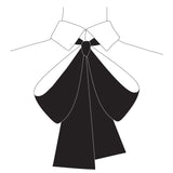 Silk Bow (Black and White)