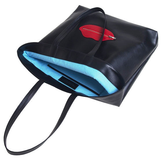 Lips Tote (Black)