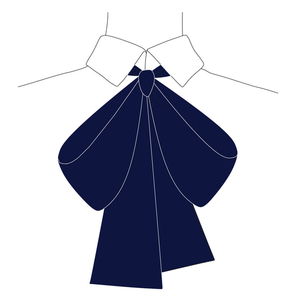 Silk Bow (Navy)