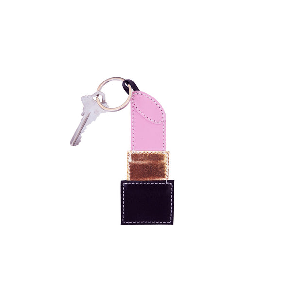 NEW Lipstick Key Fob (Pink)