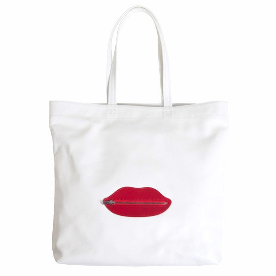Lip Bag In Signature Leather