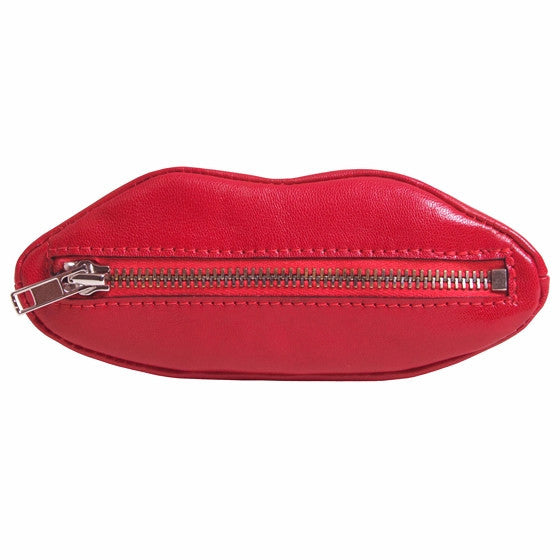Lip Bag In Signature Leather